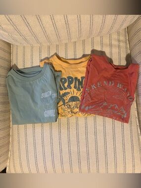 Kids Set of 3 Cotton On Kids Graphic Tees.